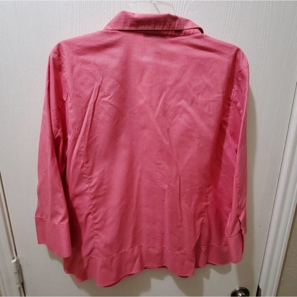 Pink plaid blazer size‎ large - Picture 2 of 6